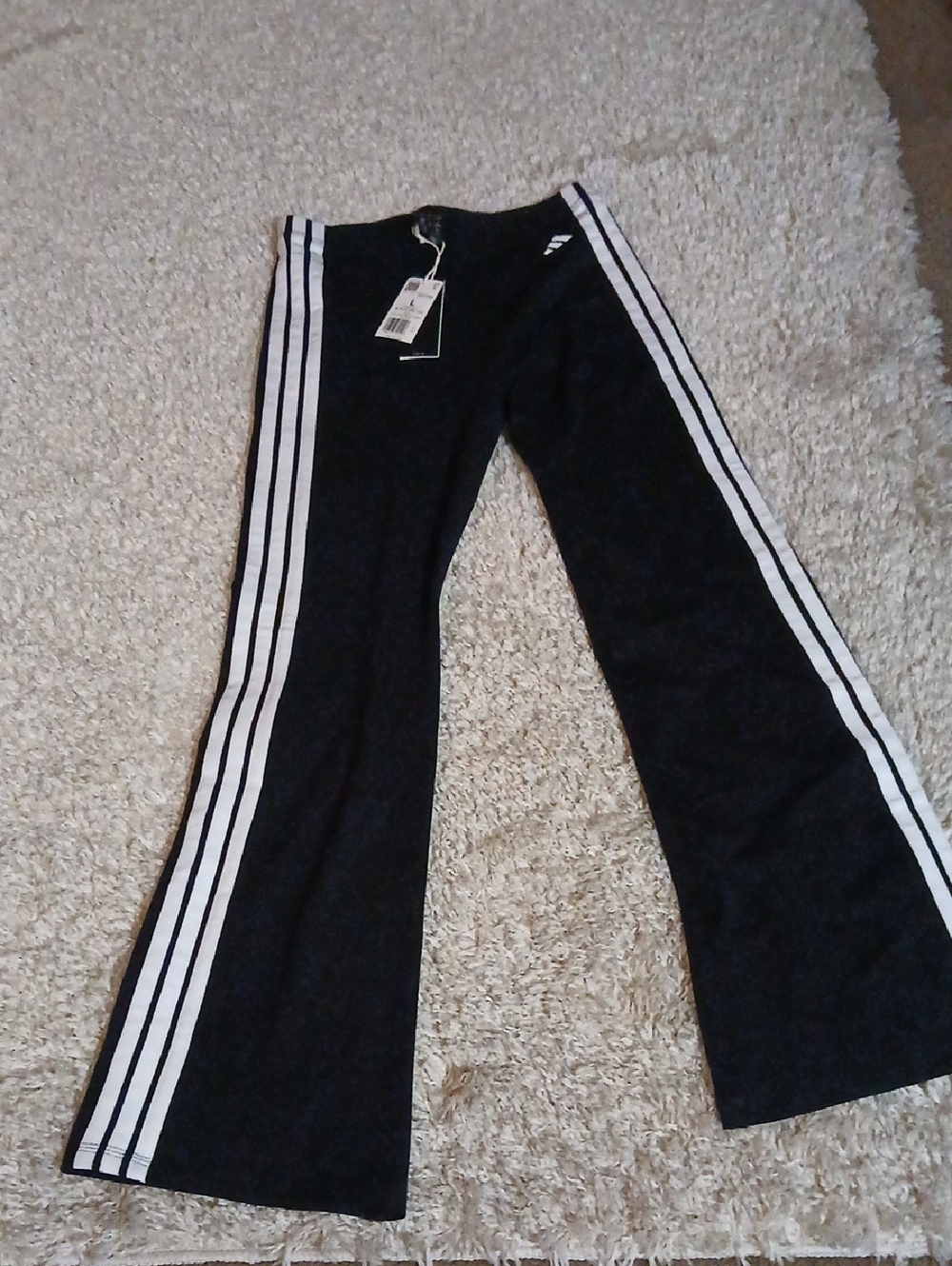 NWT ADIDAS FLARE LEG PANTS